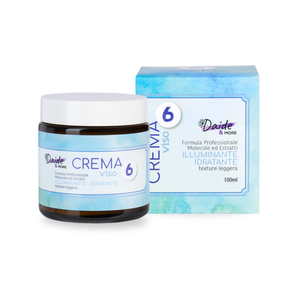 Linea Daide&more-CREMA VISO ILLUMINANTE + scatola 6 Crema Viso Illuminante Idratante